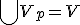 \bigcup V_p = V