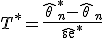  T^* = \frac{\hat{\theta}_{n}^{*} - \hat{\theta}_n}{\widehat{\mathrm{se}}^{*}} 