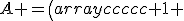 A =\left(\begin{array}{ccccc} 1 & x_1 & x_1² & \ldots & x_1^p\\ 1 & x_2 & x_2² & \ldots & x_2^p\\ \ldots & \ldots & \ldots & \ldots\\ 1 & x_m & x_m² & \ldots & x_m^p\\ \end{array} \right).