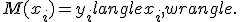 M(x_i) = y_i langle x_i,w rangle.