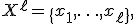 
X^\ell=\{x_1,\ldots,x_\ell\},
