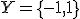 Y = \{-1, +1\}