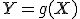 Y=g(X)
