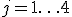 j=1\ldots4